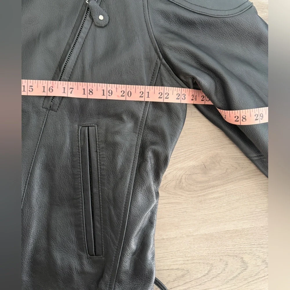 Wilsons Leather Men's Black Moto Jacket
